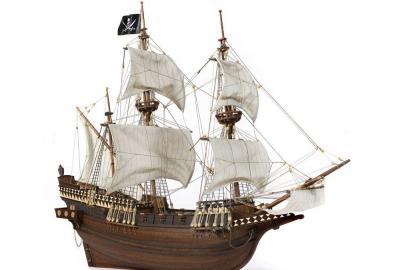 New Buccaneer Pirates of the Caribbean Galleon Model Ship Kit