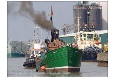 Visit the 'Lydia Eva' Restored Steam Drifter Moored at Great Yarmouth