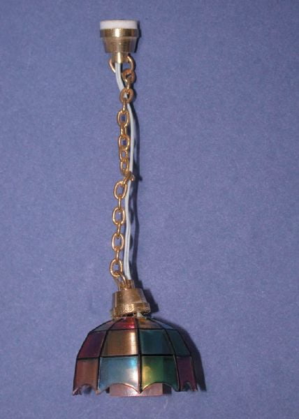 Photos - Doll Accessories 12V Tiffany Ceiling Lamp for 12th Scale Dolls House