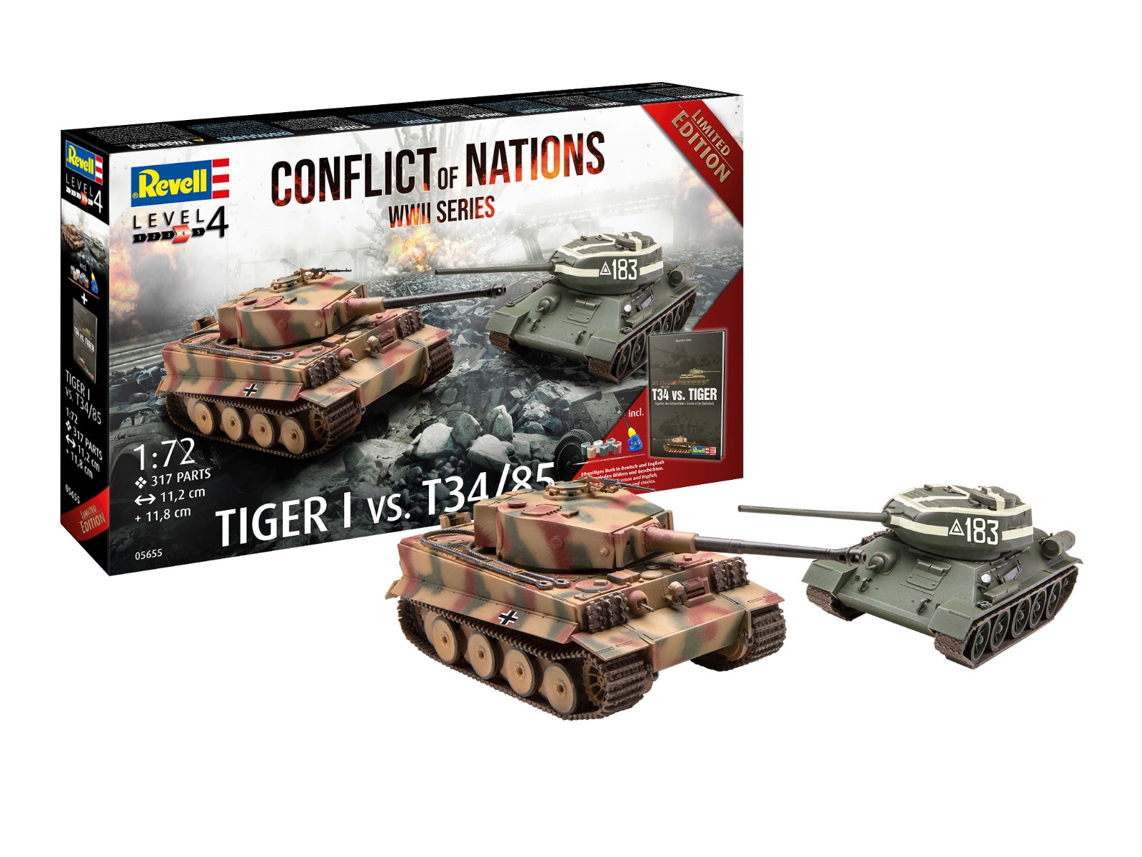 Photos - Model Building Kit Revell 1/72 Scale Conflict of Nations Gift Set Model Kit 