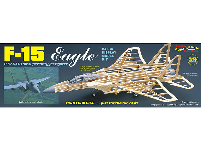 Photos - Model Building Kit Guillows 1/40 Scale F-15 Eagle Balsa Model Kit