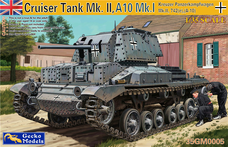 Gecko Models Kreuzer Panzerkampfwagon mk II