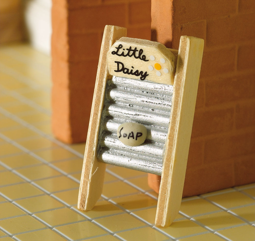 Photos - Doll Accessories Washboard and Soap for 12th Scale Dolls House