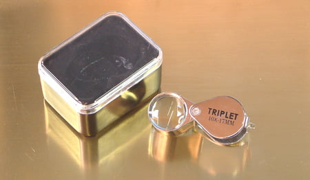 Expo 10x Jewellers Loupe 17mm Triplet Magnifier