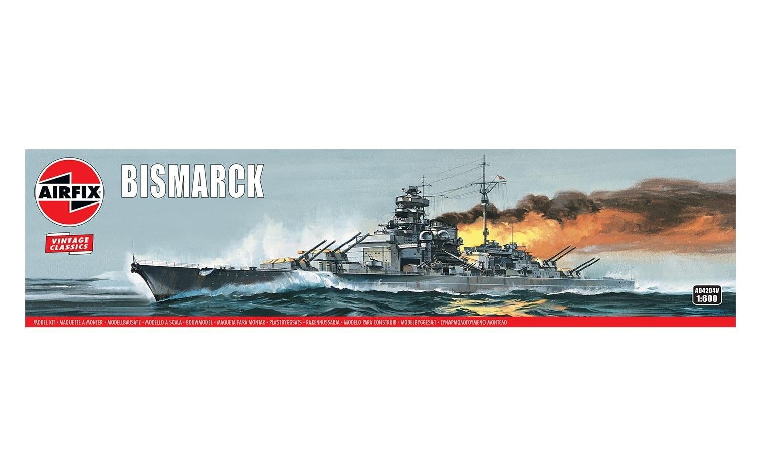 Photos - Model Building Kit AIRFIX 1/600 Scale Bismarck Model Kit 