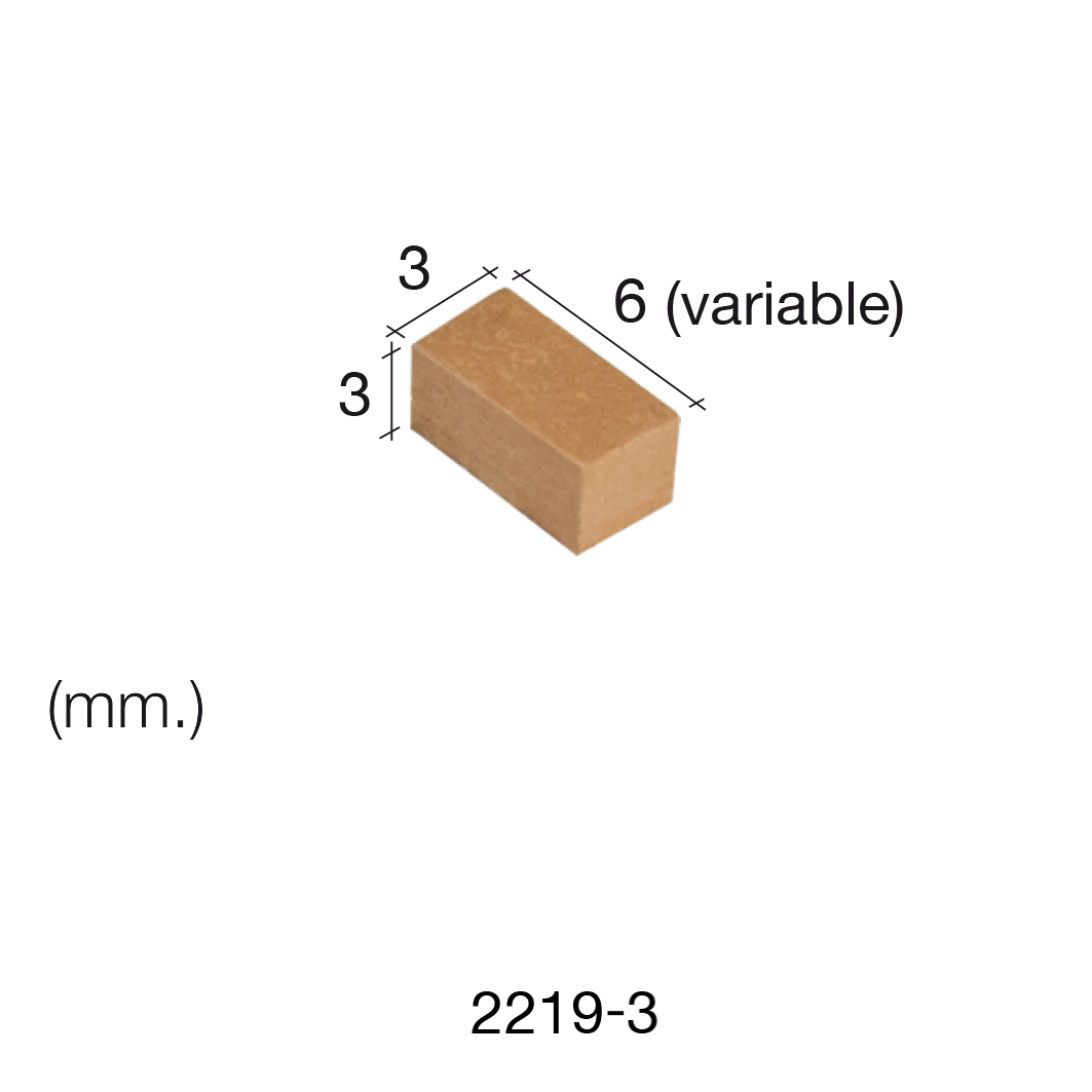 Aedes Ars Red Wall Stone 3 x 6 x 3 (Pack of 500 Stones)