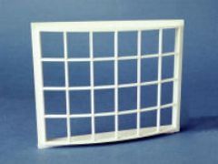 24-pane Georgian Style Bow Window for 1/24th Scale Dolls House