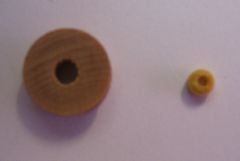 3.5mm Wooden Pulleys (10)