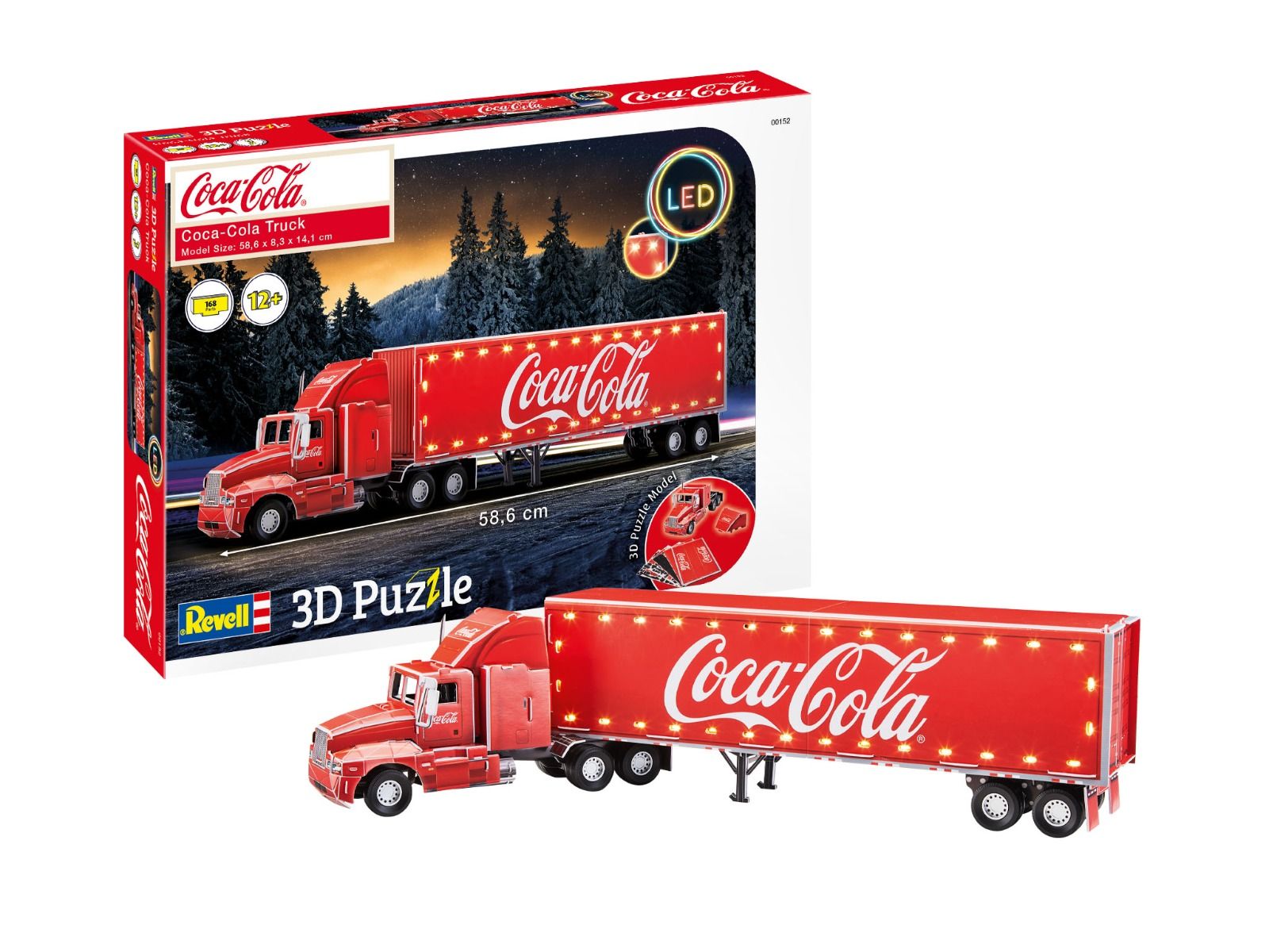  Revell LED Coca Cola Truck 3D Puzzle