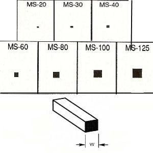 Plastruct Solid Square Rod