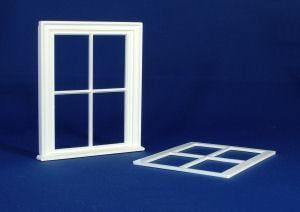Small Victorian Window for 1/12 Scale Dolls House