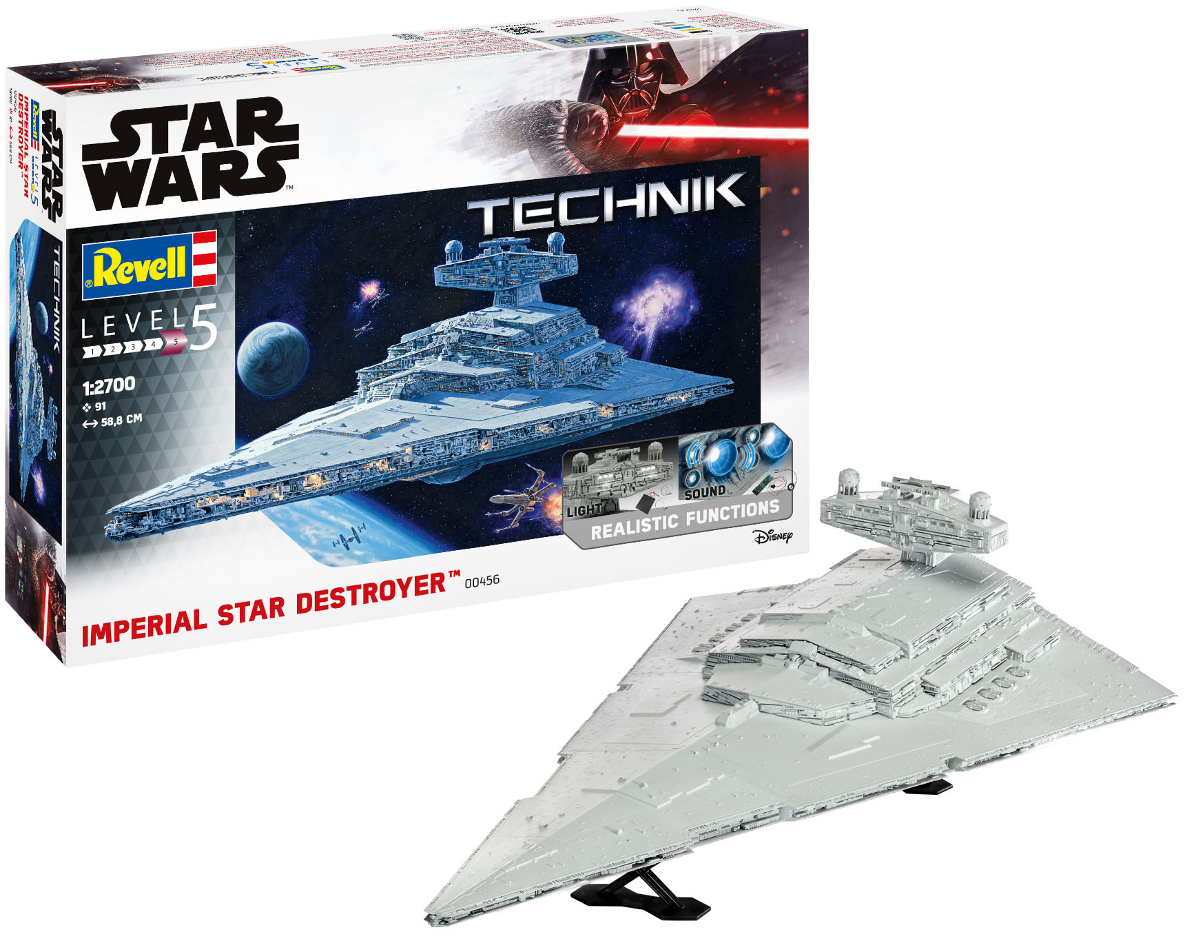 Revell Star Wars Imperial Star Destroyer Kit Technik