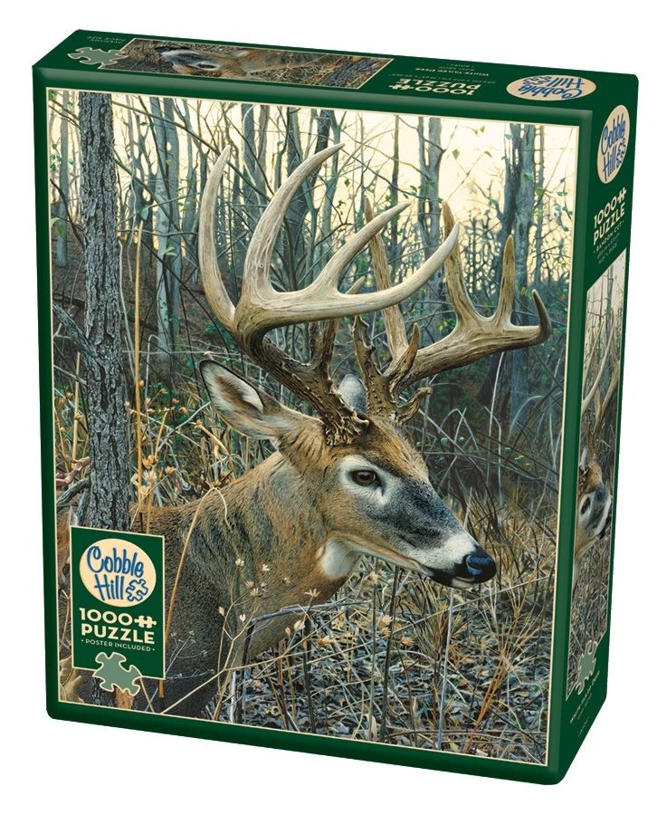 Cobble Hill White Tailed Deer 1000 Piece Jigsaw