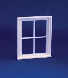 Victorian 4 Pane Window for 1/24th Scale Dolls House
