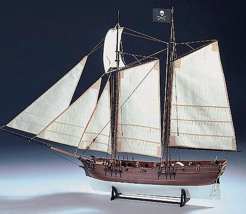 Amati 1/60 Scale Adventure Pirate Ship Model Kit
