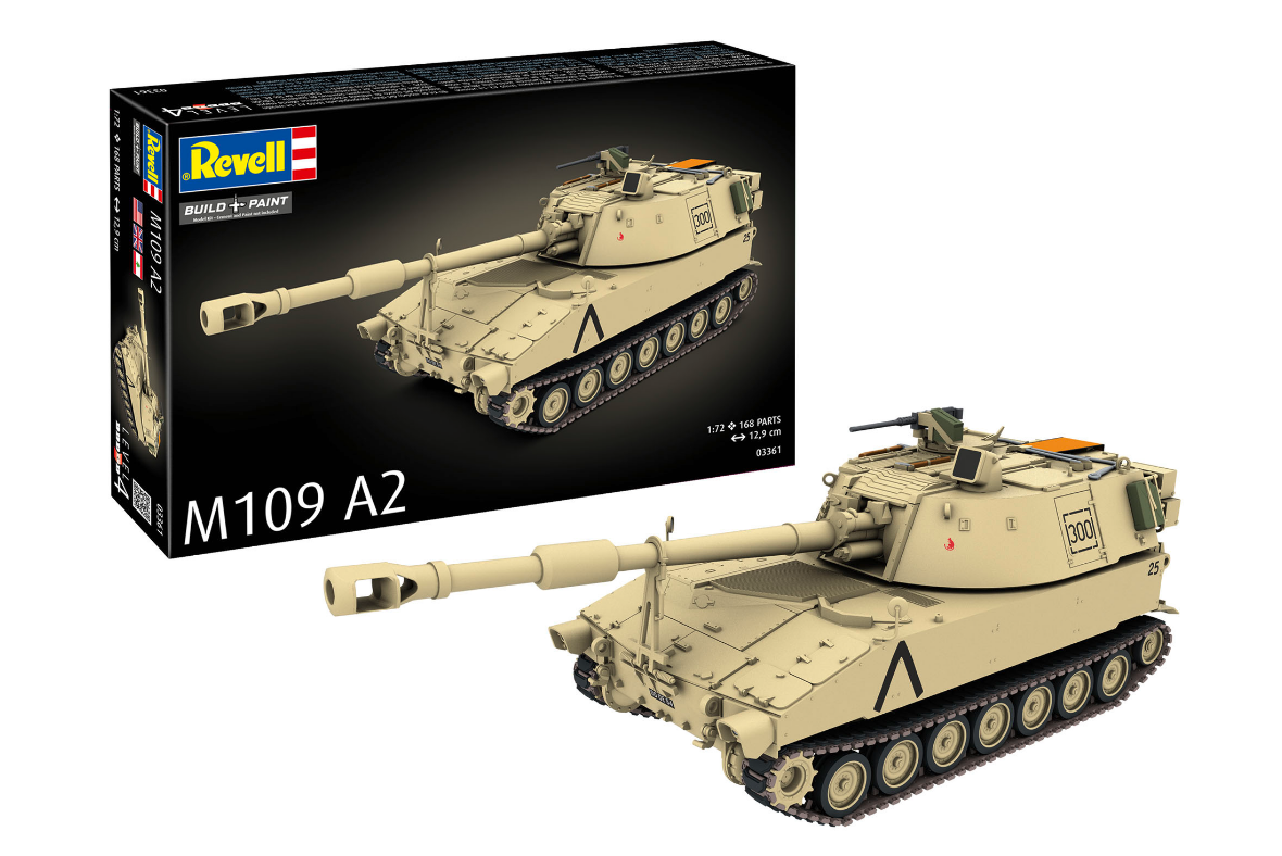 Revell 1/72 Scale M109 A2 Self-Propelled Howitzer Model Kit