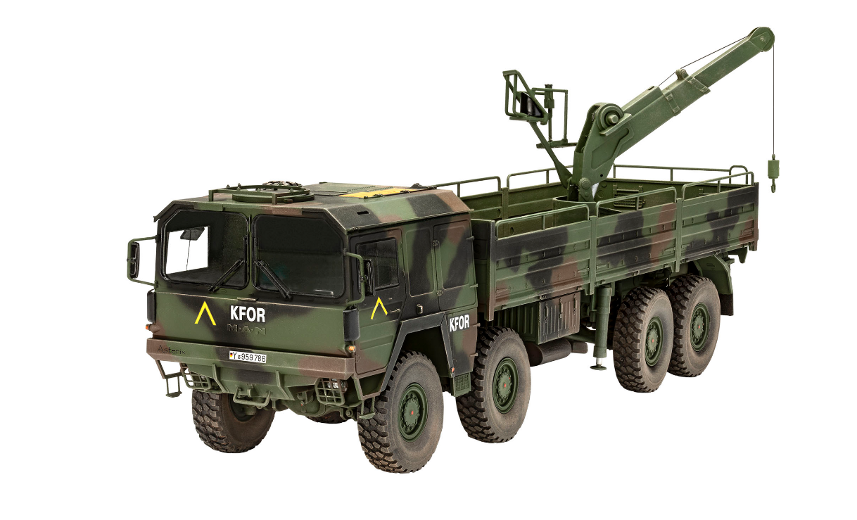 Revell 1/35 Scale MAN 10t milgl 8x8 Truck Model Kit