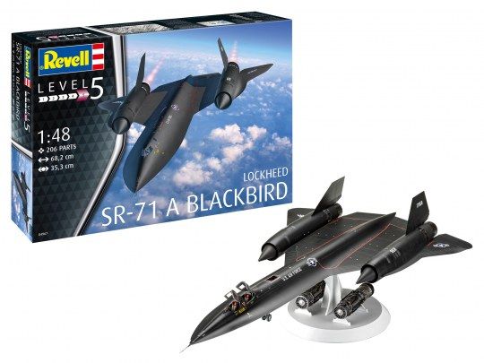 Revell 1/48 Scale Lockheed SR-71 A Blackbird Model Kit