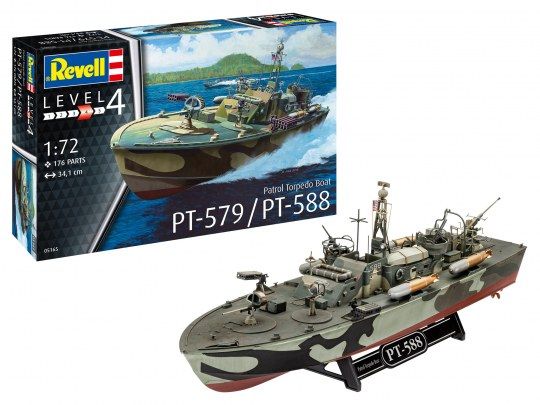 Revell Patrol Torpedo PT-588 Boat Kit 