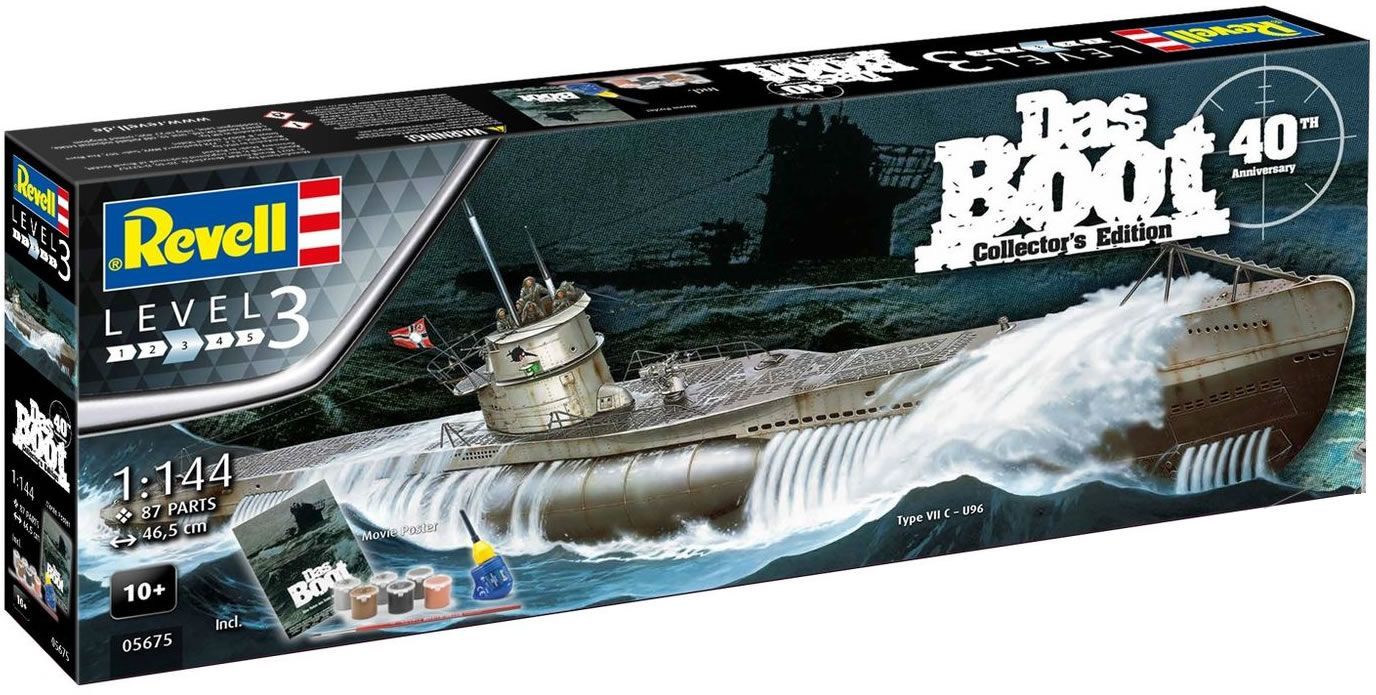 Revell 1/144 Scale Das Boot 40th Anniversary Gift Set Model Kit