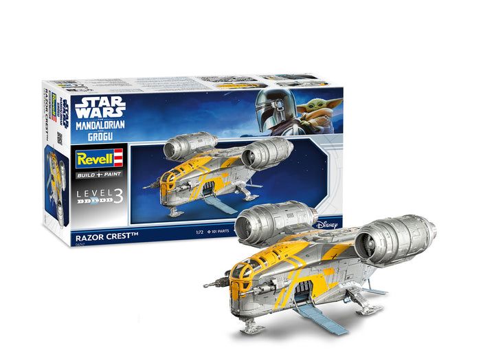 Revell 1/72 Scale Mandalorian & Grogu Razor Crest™ Model Kit