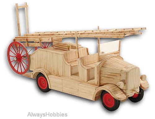 Match Craft Fire Engine circa 1930 Matchstick Kit