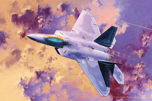 Academy 1/72 Scale F-22A Raptor Air Dominance Fighter Model Kit
