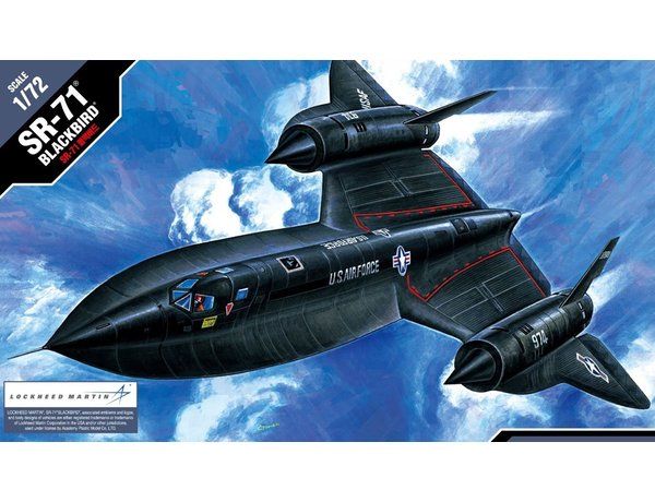 Academy 1/72 Scale SR-71A Blackbird Model Kit