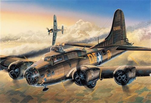 Academy 1/72 Scale B-17F Flying Fortress 'Memphis Belle' Model Kit