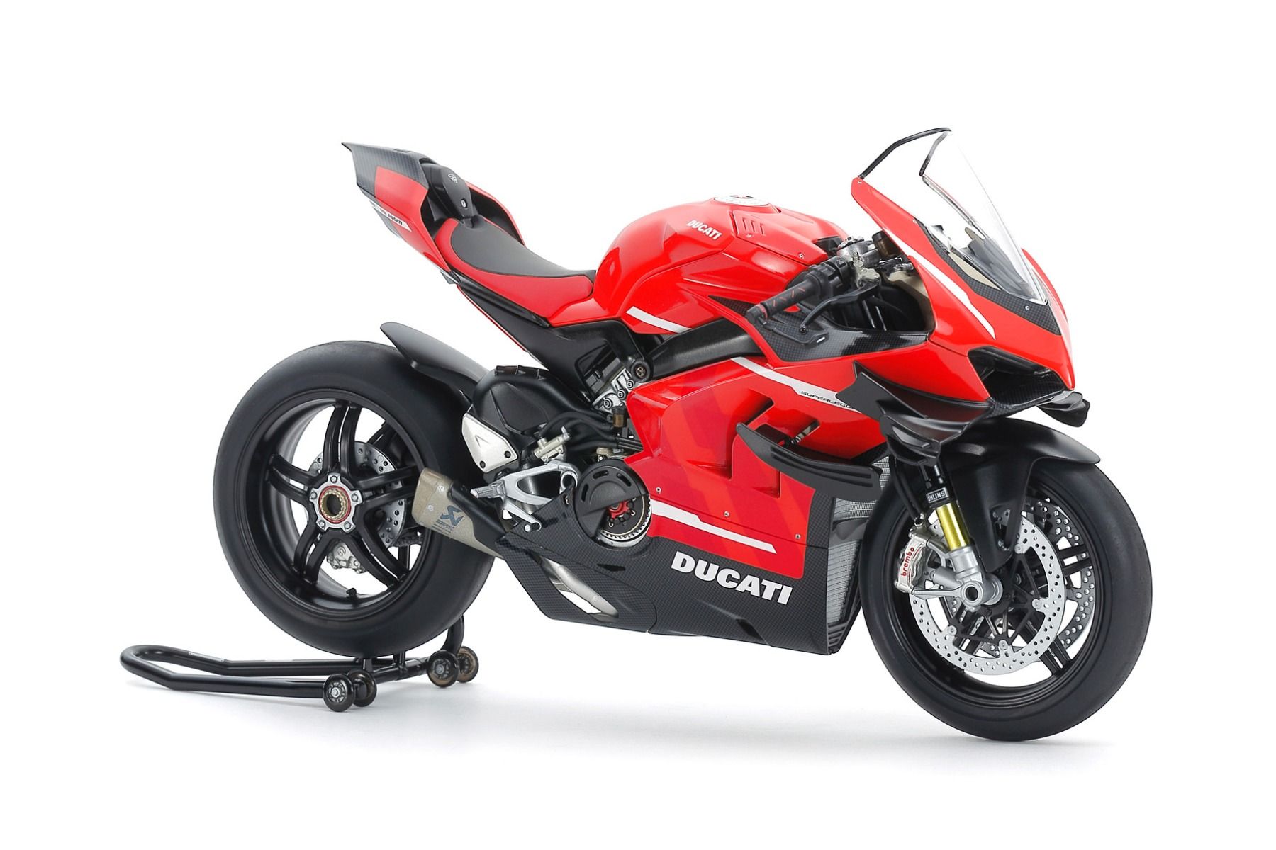 Tamiya 1/12 Scale Ducati Superleggera V4 with Racing Kit Model Kit