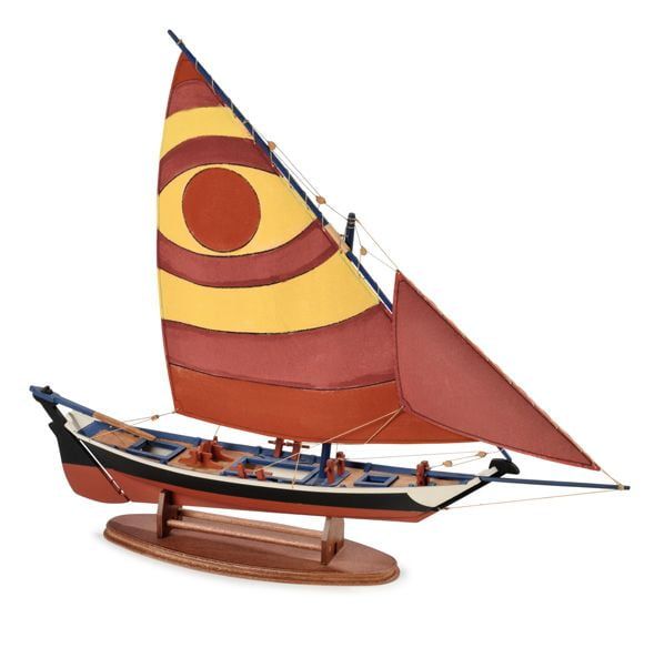 Amati Felucca 1887 Small Wooden Sail Boat Model Kit