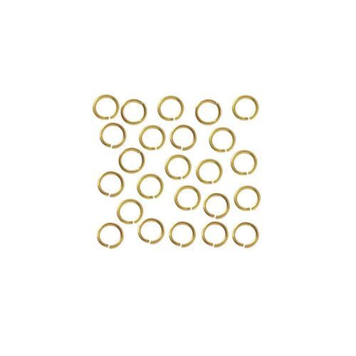 OcCre 6mm Brass Rings (Pack of 100)