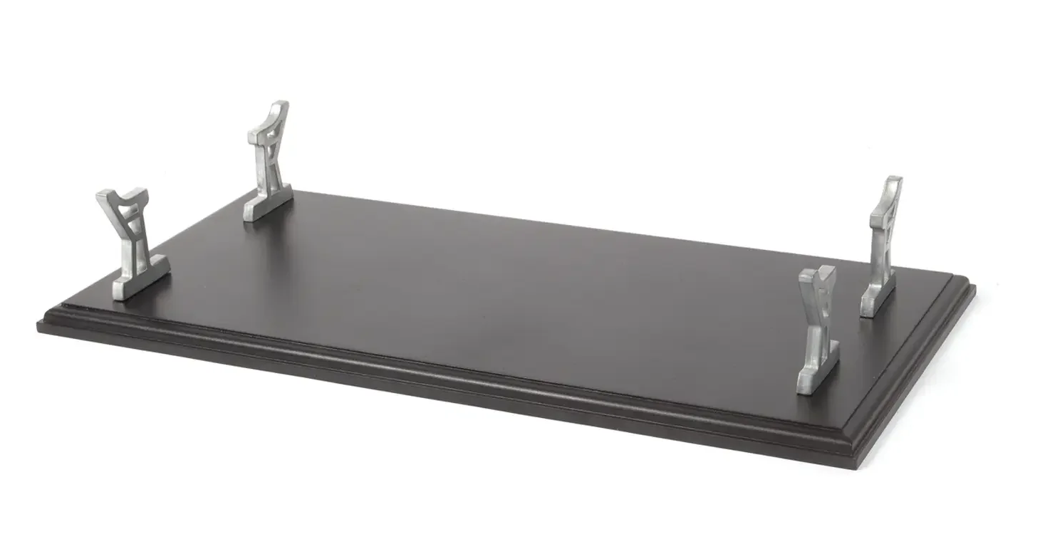 OcCre Black Display Stand with Metal Supports