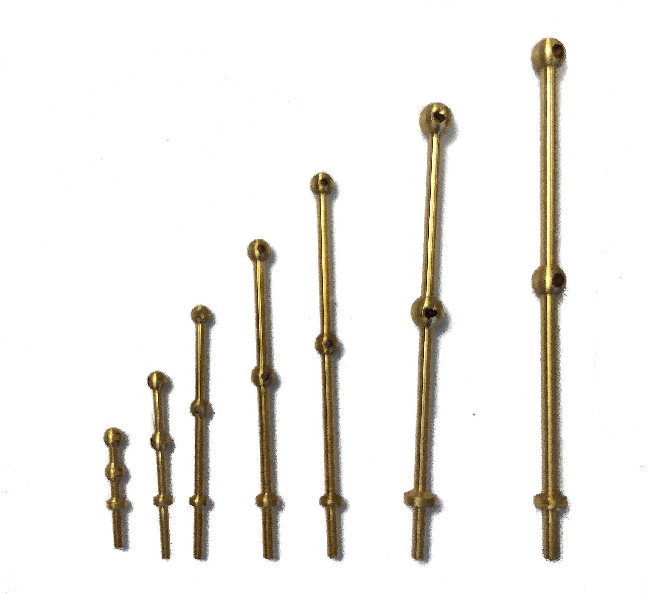 Caldercraft 2 Hole Brass Stanchions