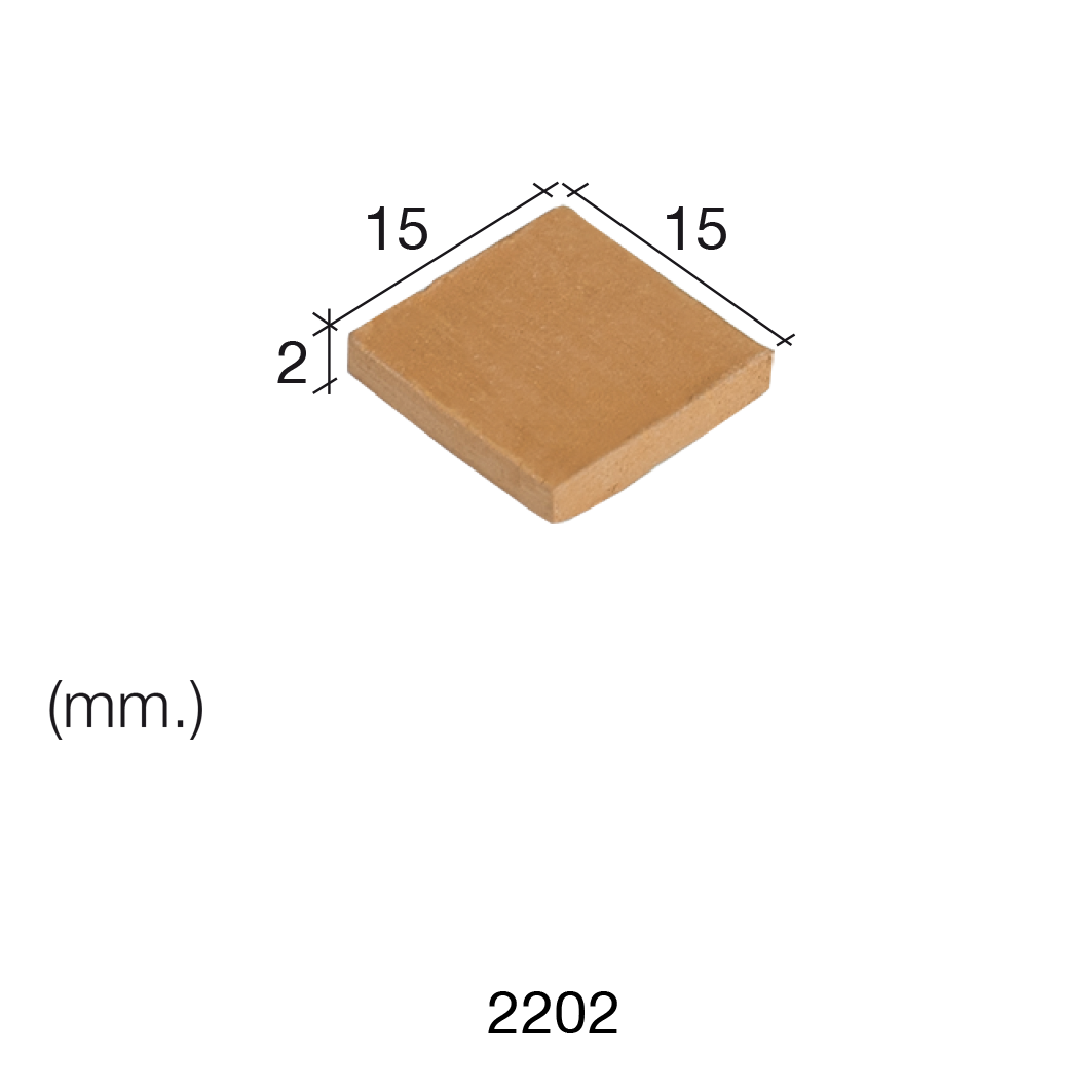 Aedes Ars Red Tile 15 x 15 x 2 (Pack of 150 Tiles)
