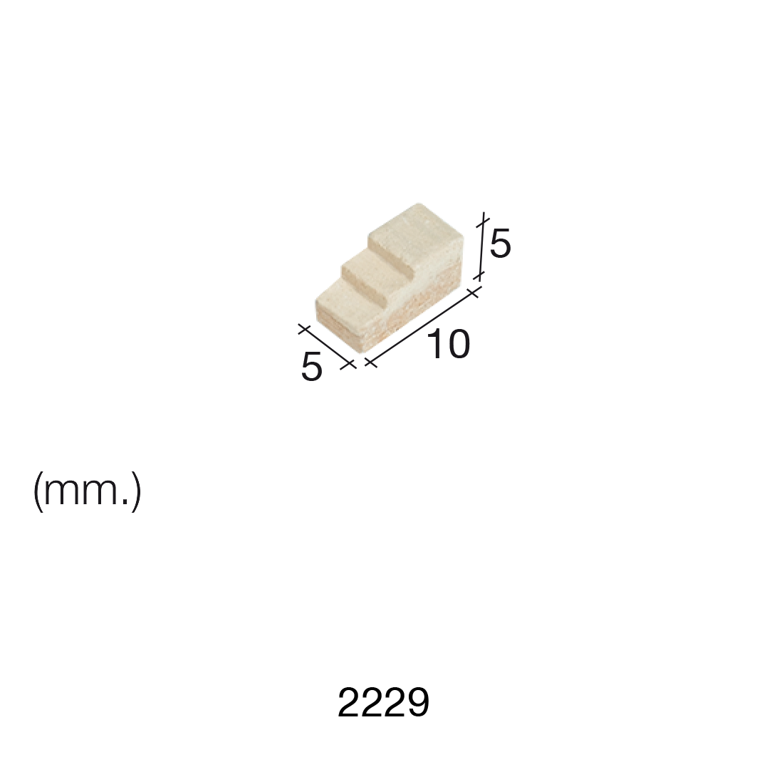 Aedes Ars Medium Battlement Supports 5 x 10 x 5 (Pack of 50 Supports)