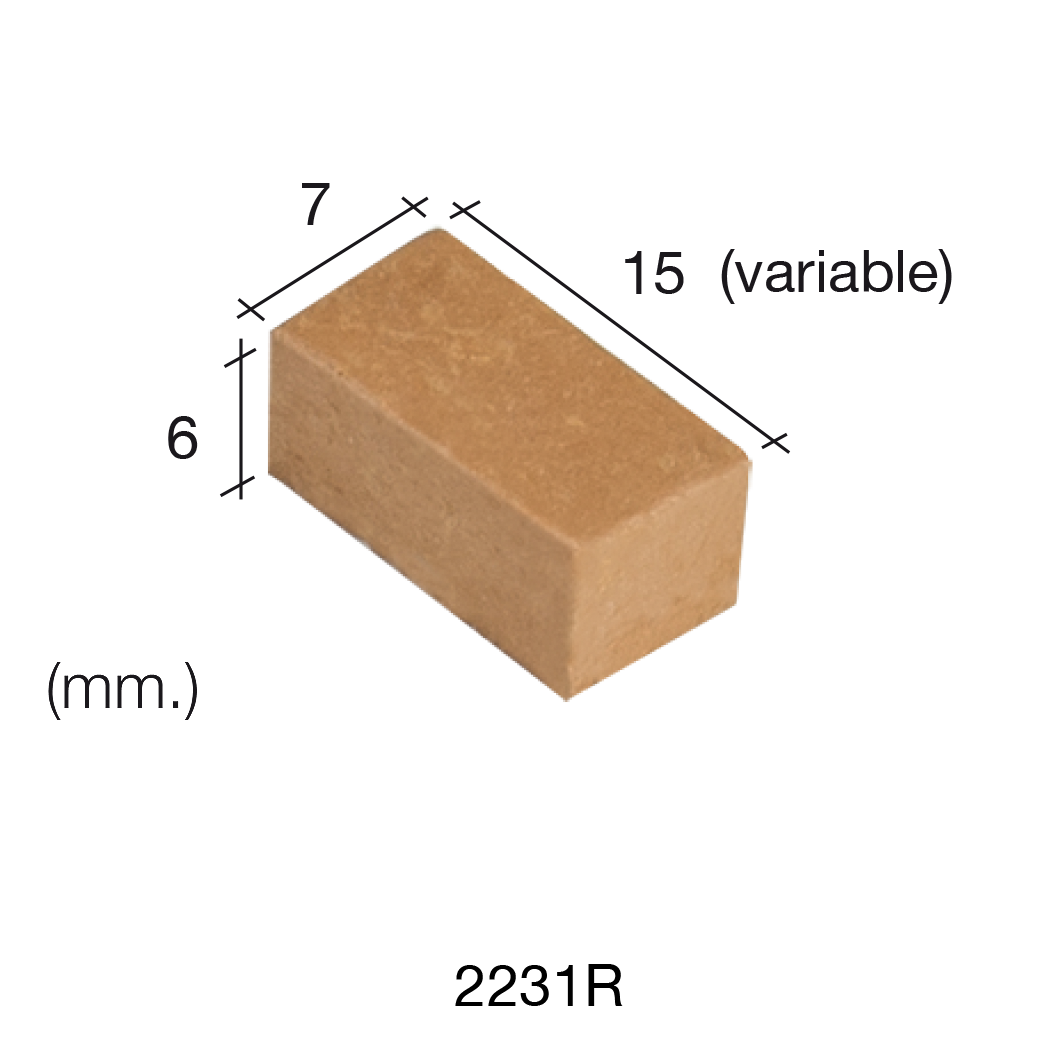 Aedes Ars Large Red Wall Stone 7 x 15 x 6 (Pack of 200 Stones)