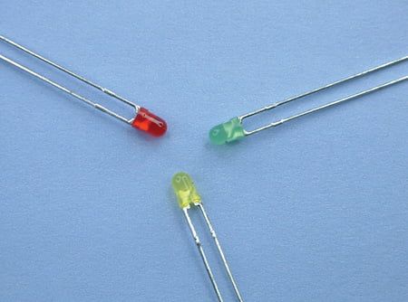 Expo 12v RED coloured LEDs Pack of 10