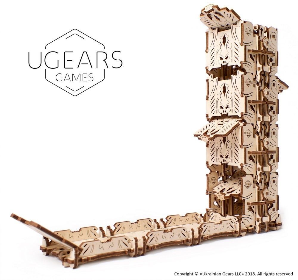 UGears Model Modular Dice Tower