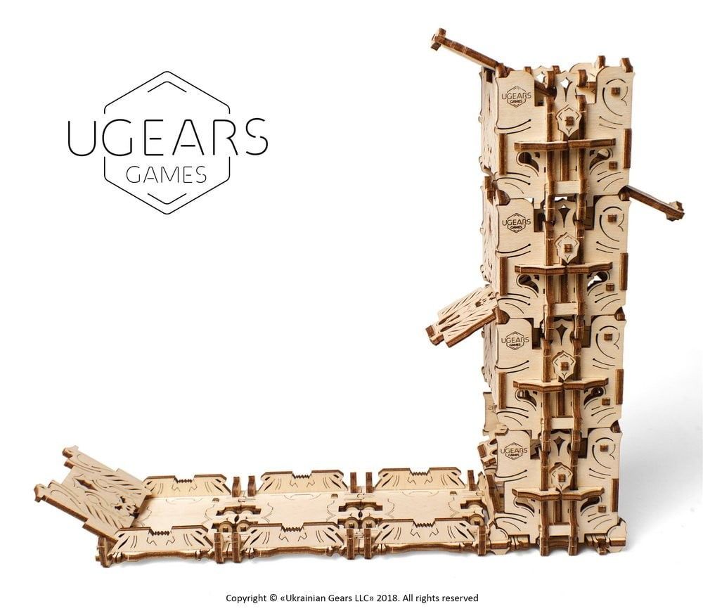 UGears Model Modular Dice Tower Hobbies
