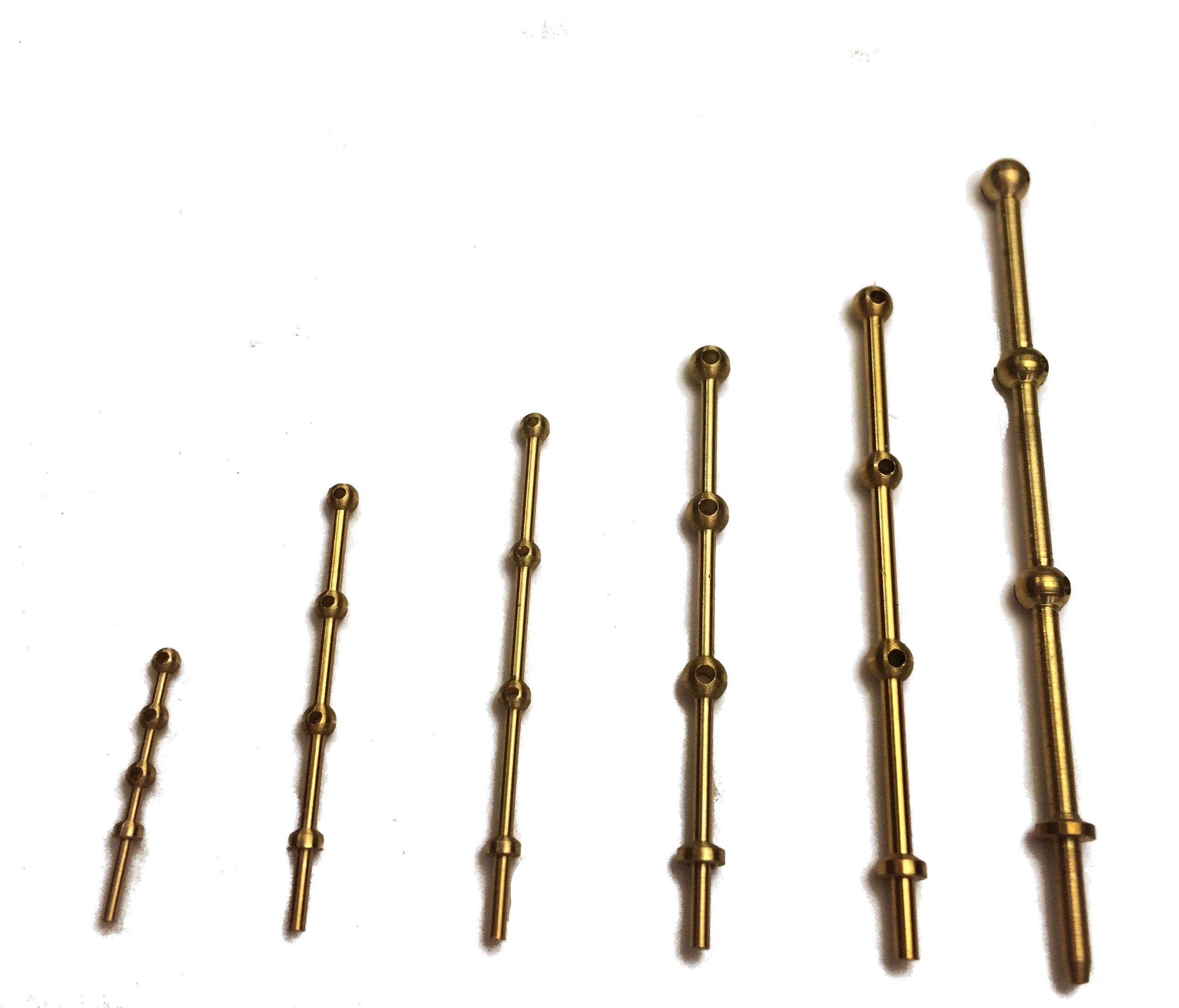 Caldercraft 3 Hole Brass Stanchions
