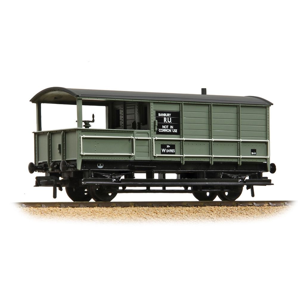 Branchline GWR 20T 'Toad' Brake Van BR Grey (Early) OO Gauge