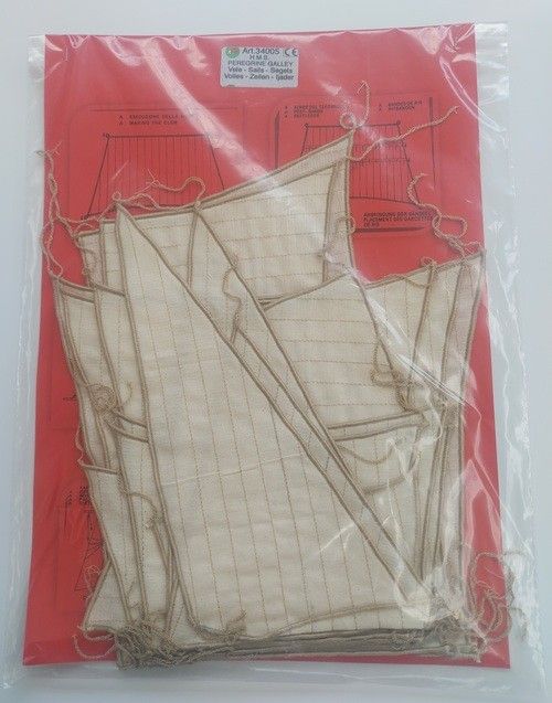 Optional Pre-stitched Sail Set for Mantua Models HMS Peregrine Model Kit