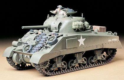 Tamiya 1/35 Scale U.S Medium Tank M4 Sherman Early Production Model Kit