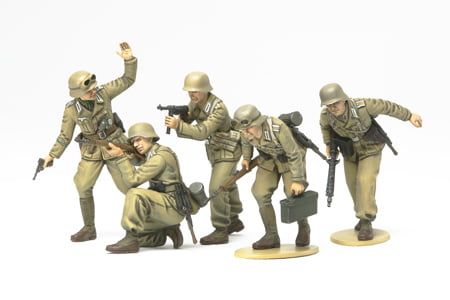 Tamiya WWII German Africa Corps Infantry Set 1:35th Scale Plastic Models