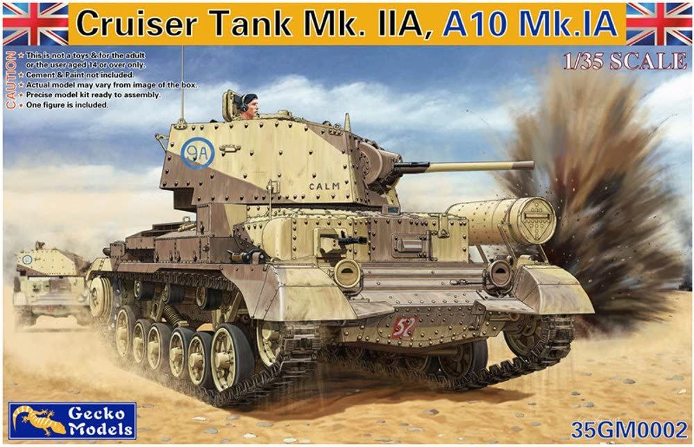 Gecko 1/35 Scale Cruiser Tank A10 Mk.IA Model Kit