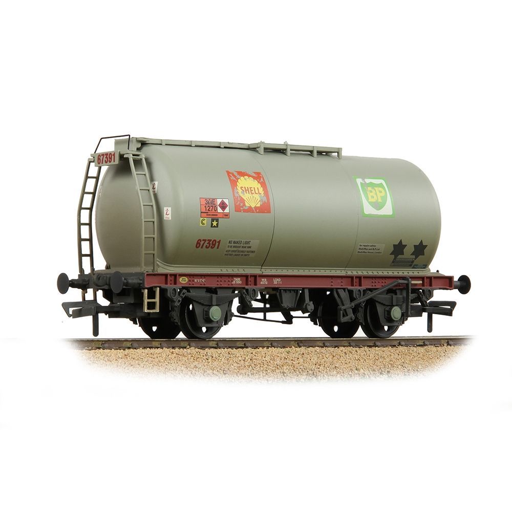 Branchline BR 45T TTA Tank Wagon Wagon 'Shell-BP' Grey [W] OO Gauge