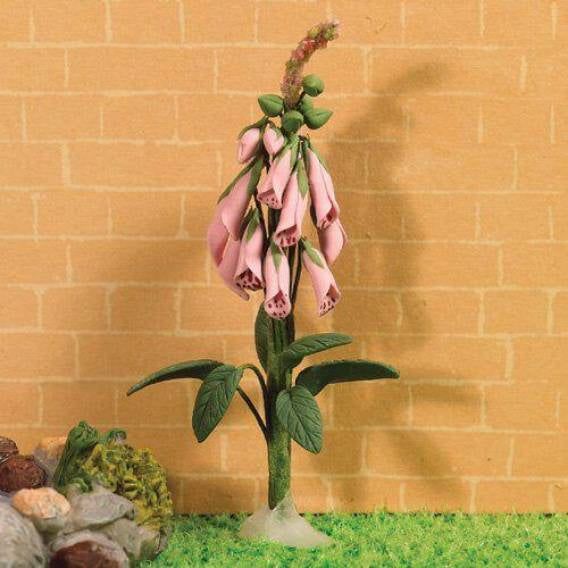 Wild Pink Foxglove 70mm for 12th Scale Dolls House