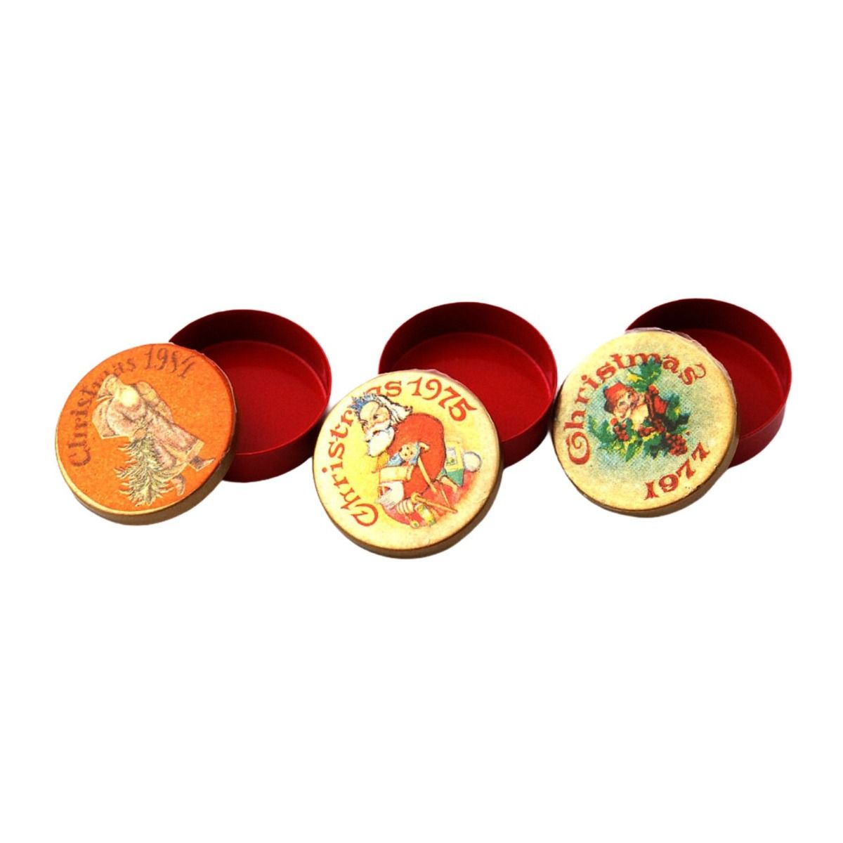 Christmas Tins for 12th Scale Dolls House