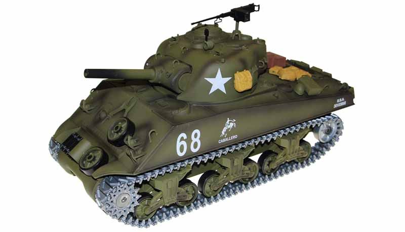 Heng Long 1/16 Scale Medium Tank M4A3 Sherman with Infrared Battle System RTR Tank Kit